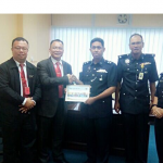 Kunjungan Hormat Pentadbir SMK Labuan ke Pejabat Ketua Polis IPD Labuan