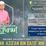 Kursus Tahsin Al-Quran Bersama Ustaz Nik Azizan